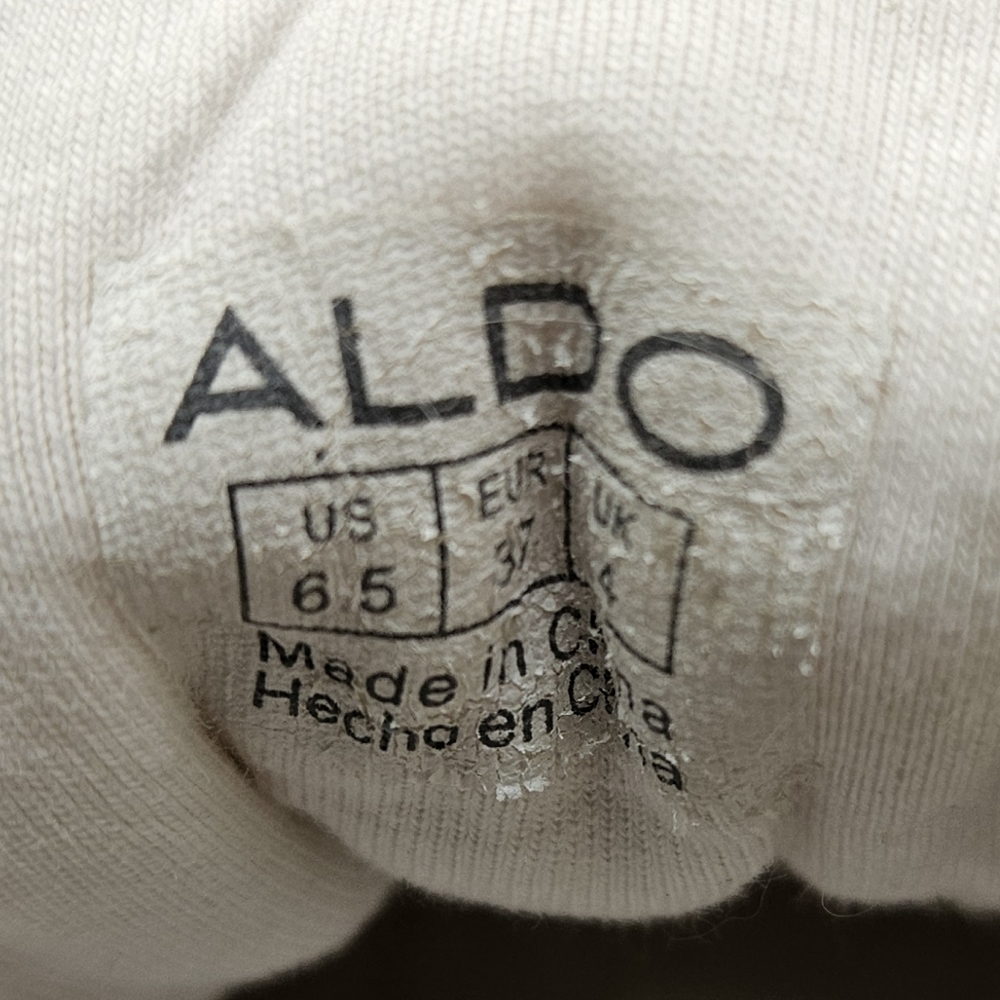 ALDO Women's White Wedge Sneakers - Picture 10 of 14